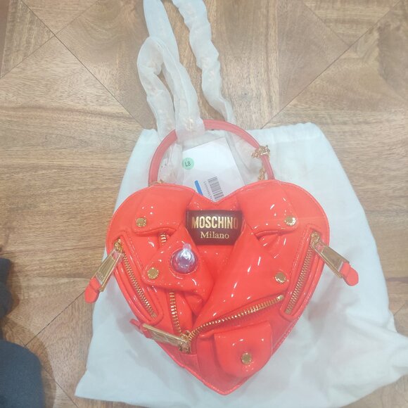 Moschino Handbags - Moschino inflatable heart bag New $1895.00